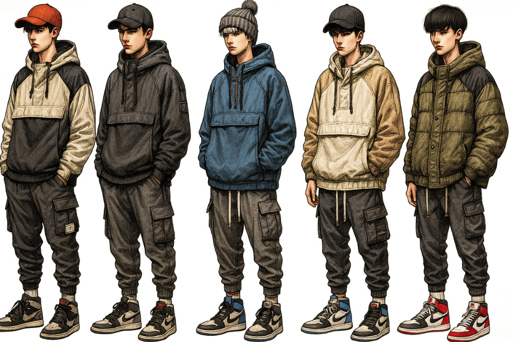 アノラックパーカーとは?歴史や特徴、ブランドを解説