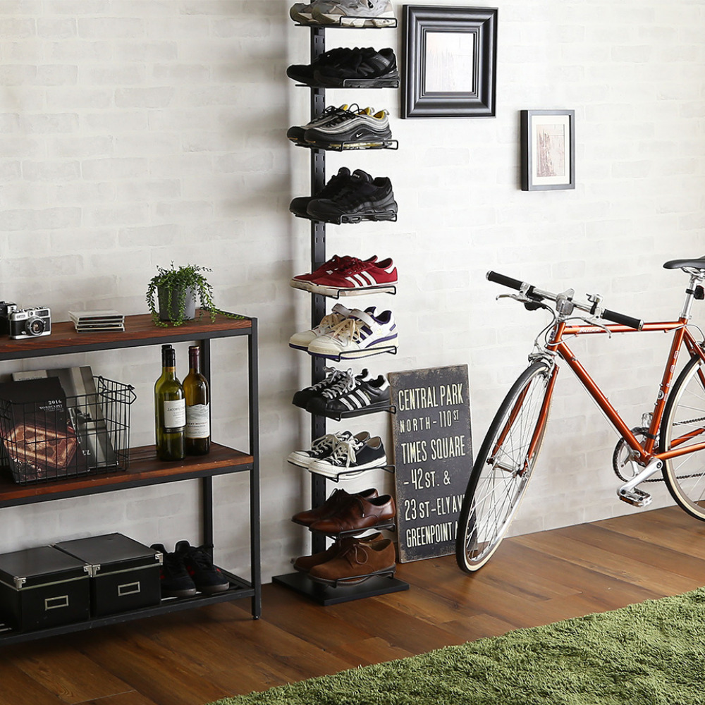 ディスプレイ突っ張りシューズラック【PPSS】